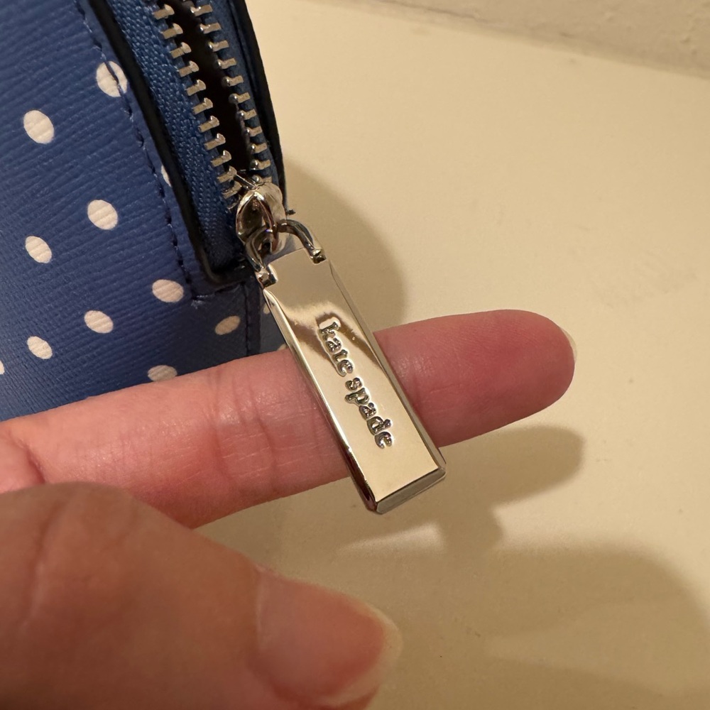 Kate Spade polka dot clutch purse - Picture 7 of 8